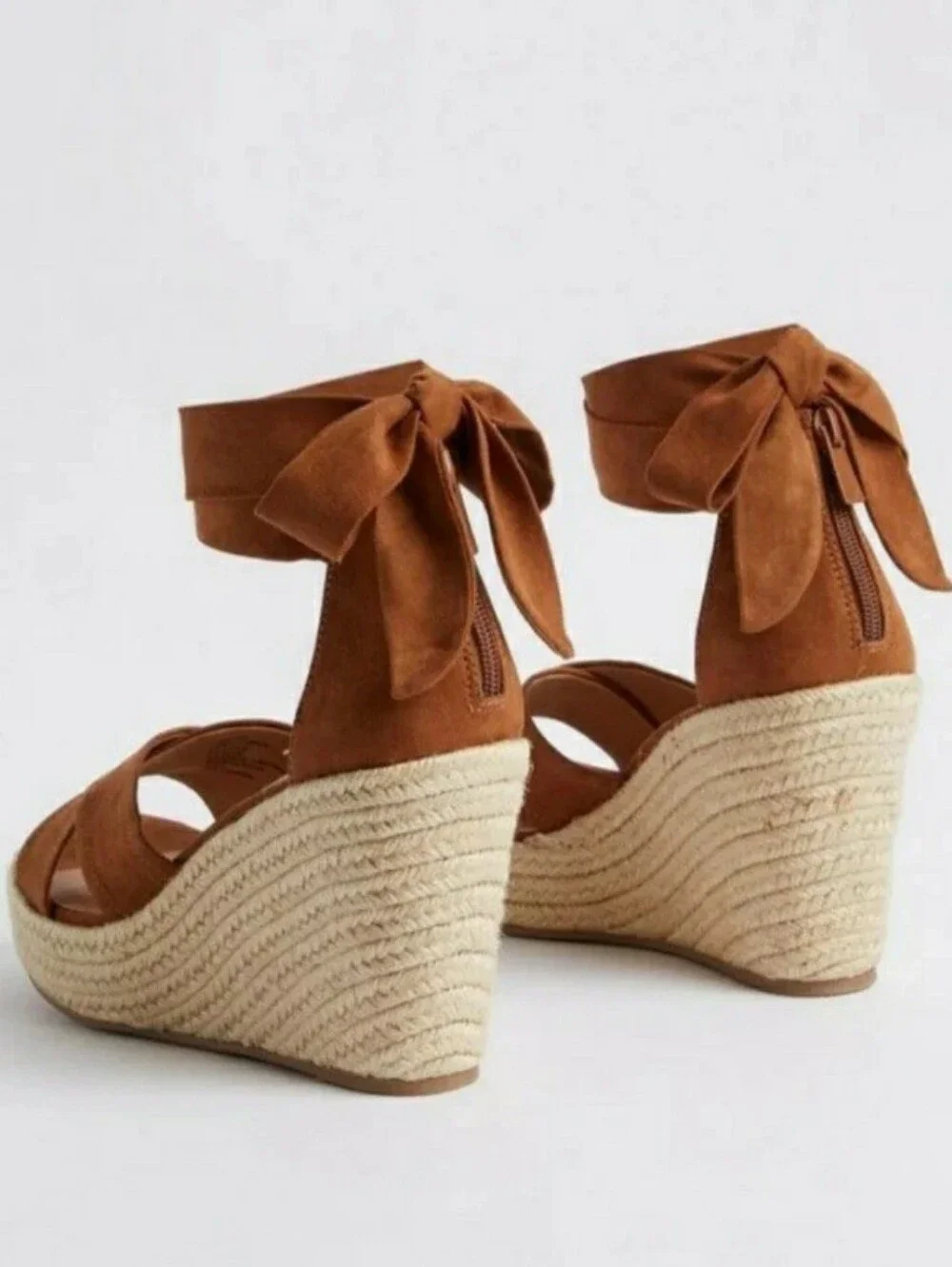 Torrid Lace-Up Espadrille Wedges